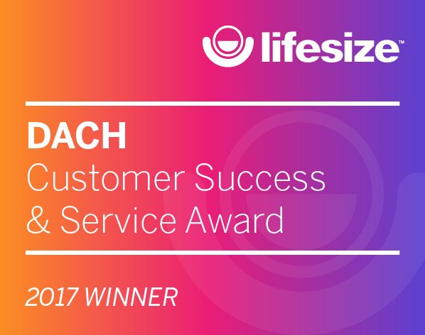 Customer Success LifeSize DACH Winner 2017