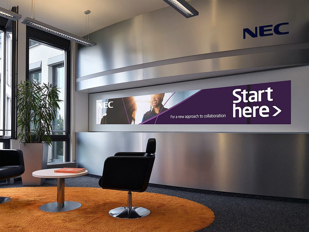 NEC Display Solutions NEC Application Image UN NEC Reception