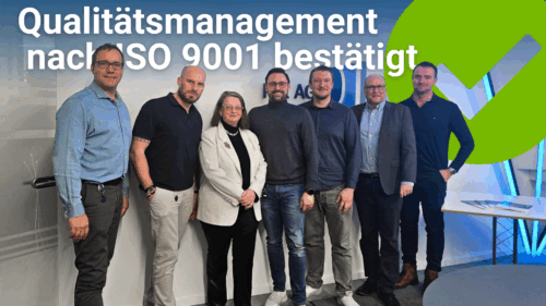 ISO 9001-Überwachungsaudit erfolgreich bestanden
