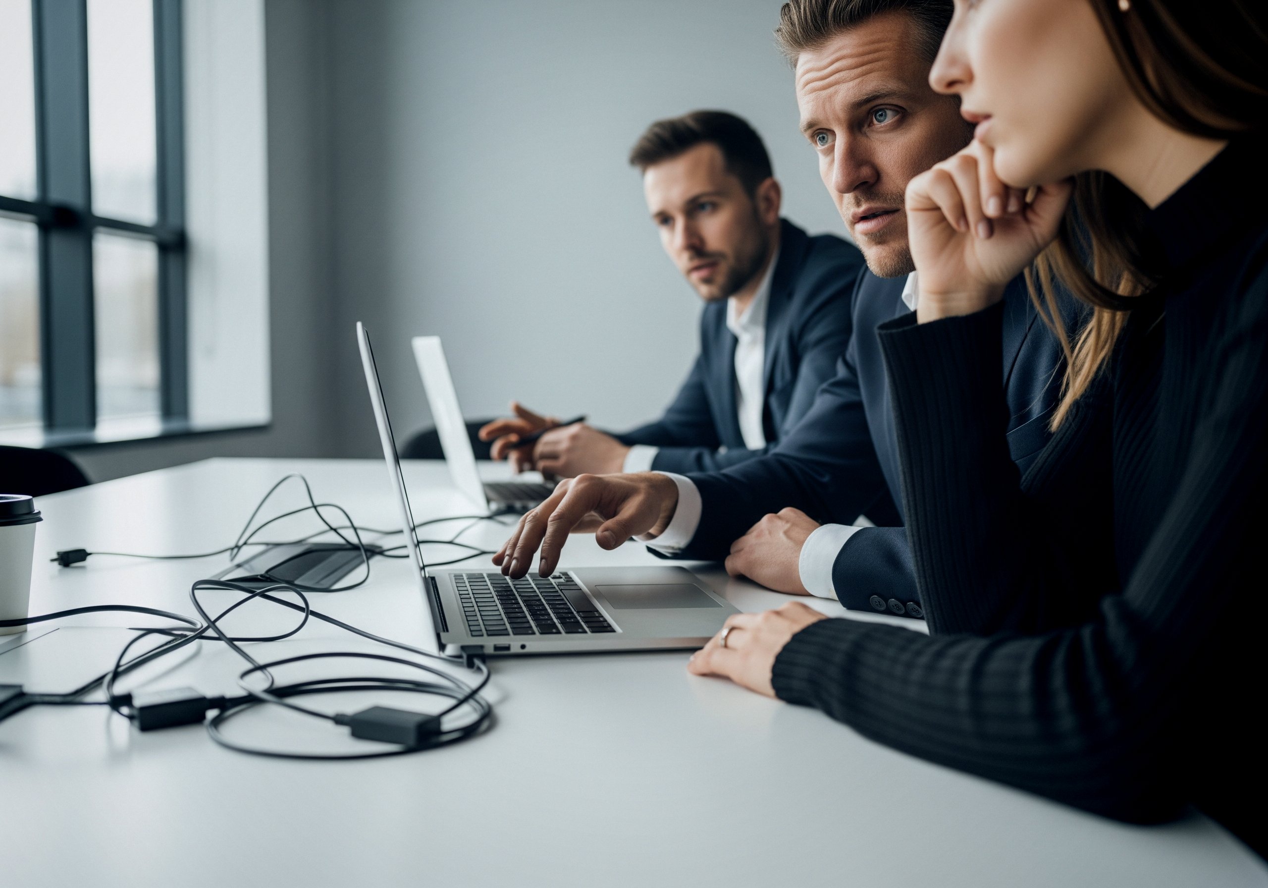 Technische Herausforderungen im Konferenzraum