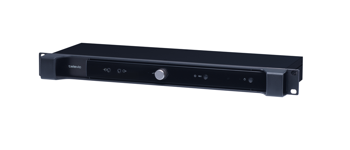 Televic D-Cerno AE Zentraleinheit im 1U-Rackformat
