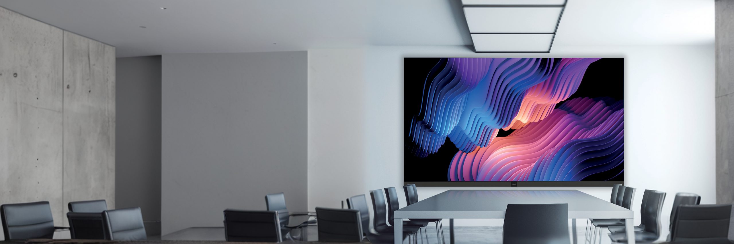 Beispiel Konferenzraum mit LED-Wand 3,00 × 1,69 m